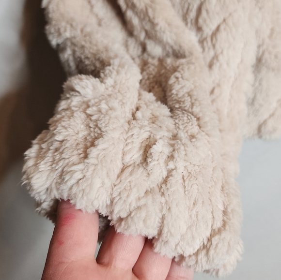 NWT Buckle Cozy Sherpa Fleece Cream 1/4 Zip Pullover Soft Stretch Size Small - Picture 7 of 16